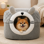 DogBedHouse Plush Insulated Pet Tent (Removable Cushion)