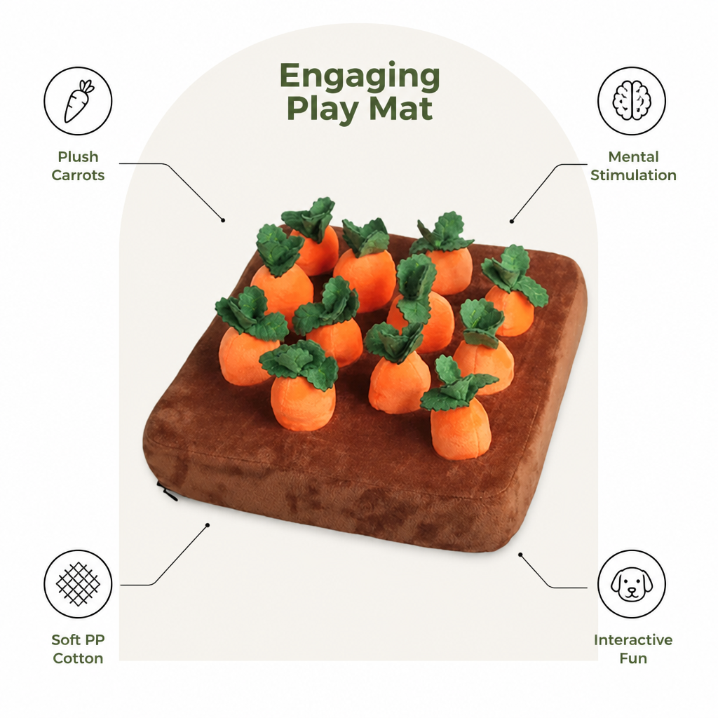 DogBedHouse Plush & Interactive Snuffle Mat