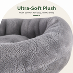 DogBedHouse Plush & Machine-Washable Round Nest Dog Bed