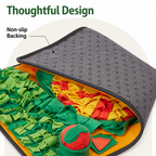 DogBedHouse Plush Snuffle & Slow-Feeder Mat (70x50cm)