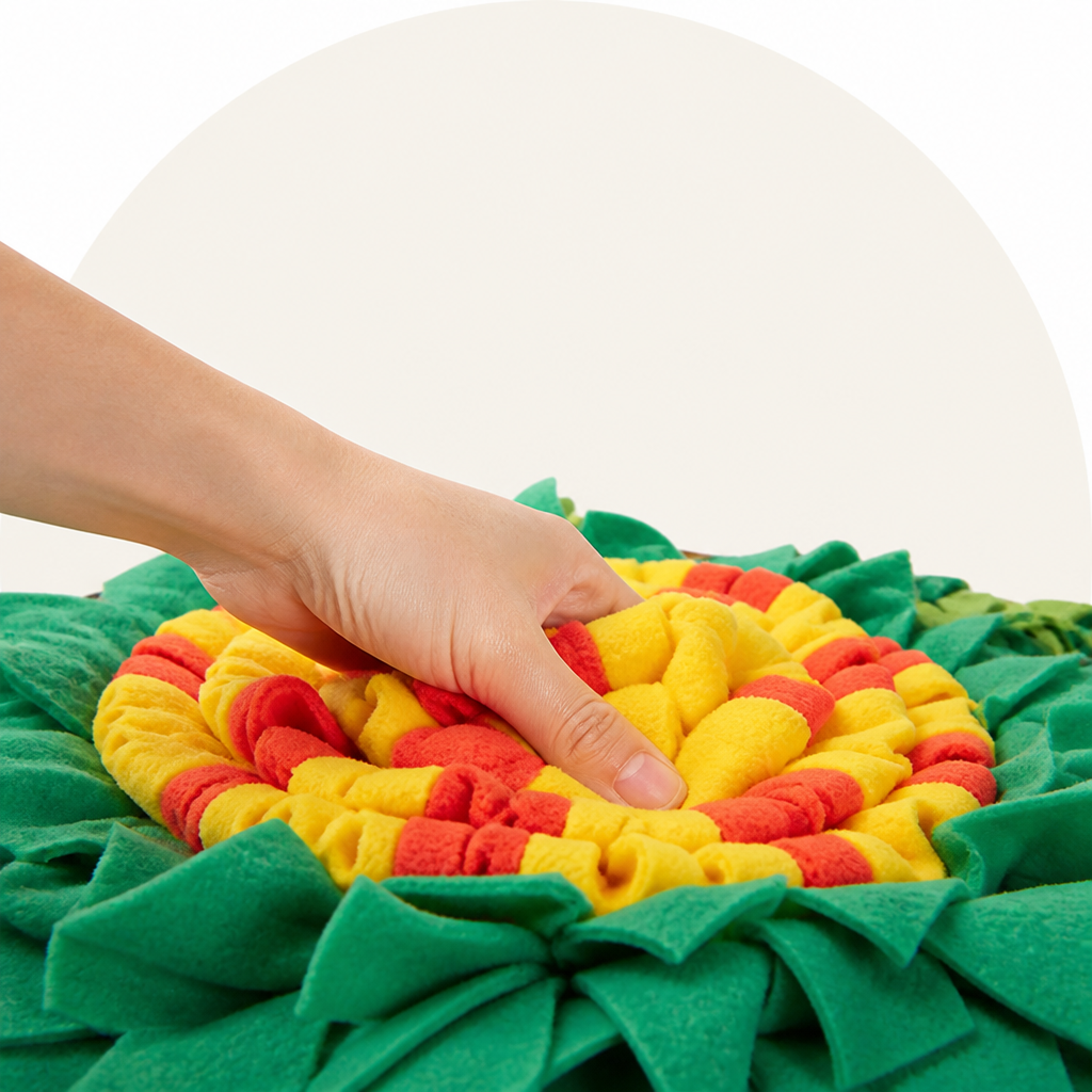 DogBedHouse Plush Snuffle & Slow-Feeder Mat (70x50cm)