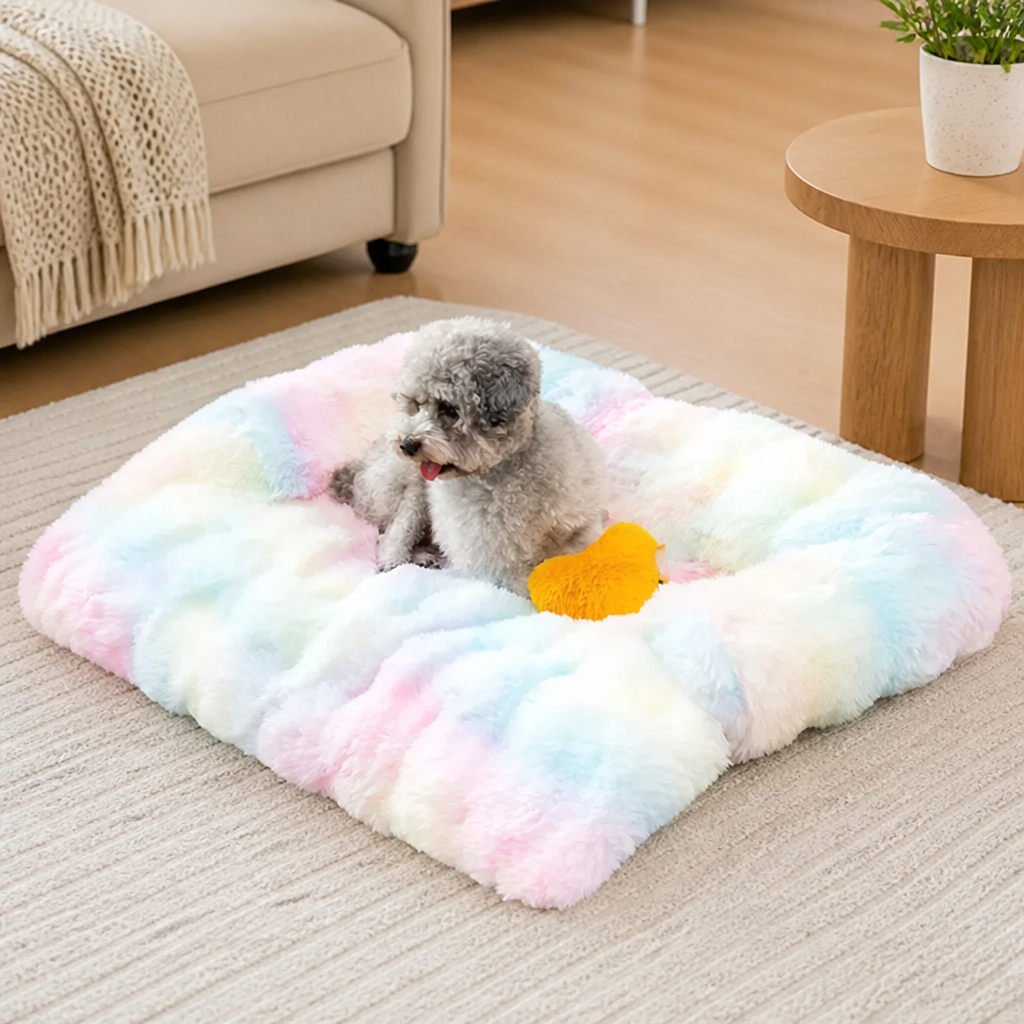 DogBedHouse Plush Sofa-Style Washable Dog Bed