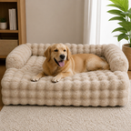 DogBedHouse Plush Sofa-Style Washable Dog Bed
