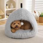 DogBedHouse Plush Velvet & Non-Slip Dog Bed