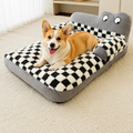 DogBedHouse Plush & Washable Cartoon Pet Sofa Bed