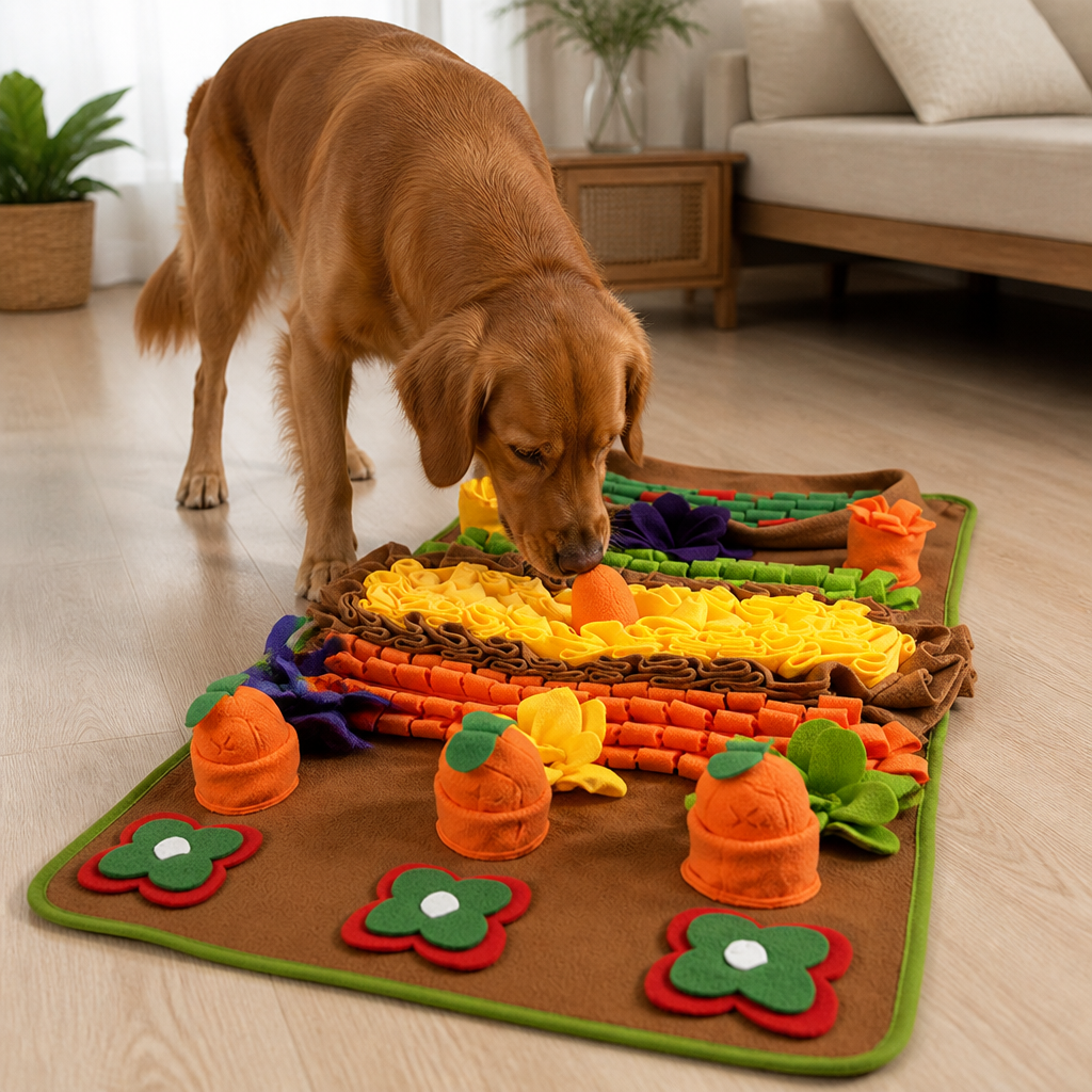 DogBedHouse Polar Fleece & Non-Slip Snuffle Mat