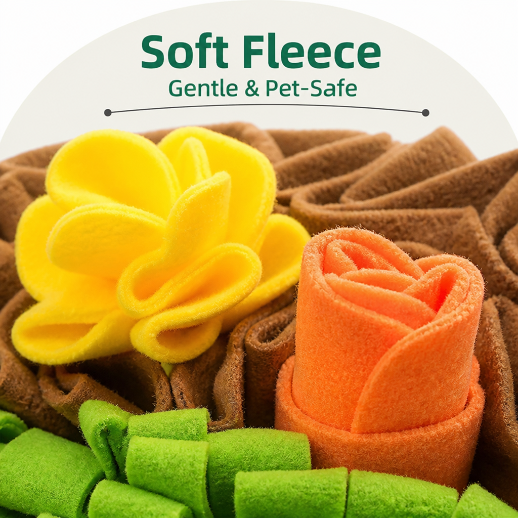 DogBedHouse Polar Fleece & Non-Slip Snuffle Mat
