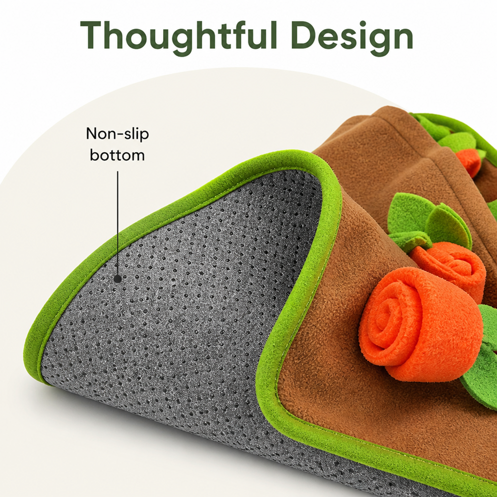 DogBedHouse Polar Fleece & Non-Slip Snuffle Mat