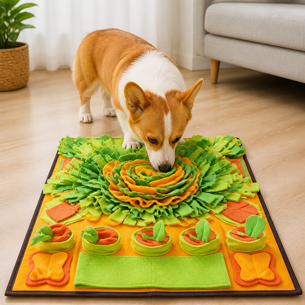 DogBedHouse Polar Fleece & Non-Slip Snuffle Mat