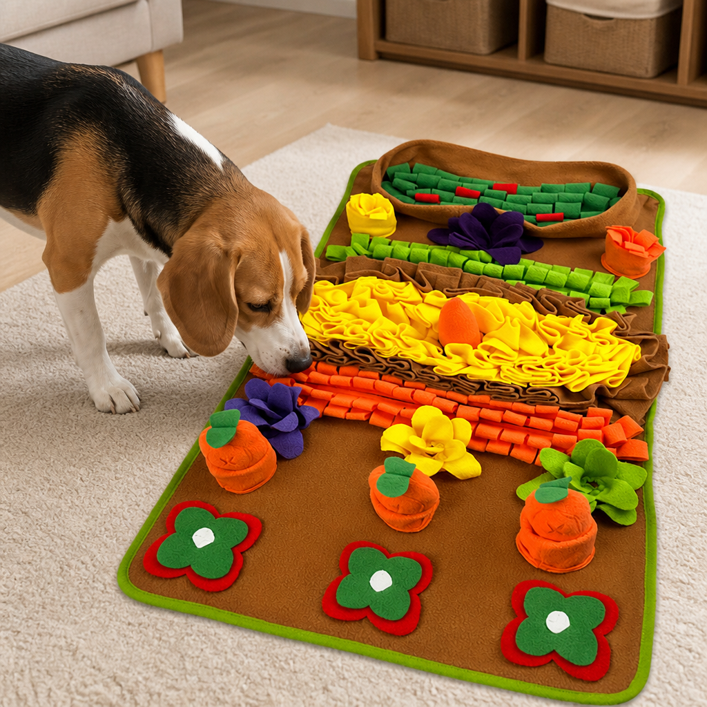DogBedHouse Polar Fleece & Non-Slip Snuffle Mat