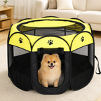 DogBedHouse Pop-Up & Foldable Mesh Pet Tent (Zippered Doors)