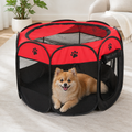 DogBedHouse Pop-Up & Foldable Mesh Pet Tent (Zippered Doors)