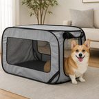 DogBedHouse Pop-Up Foldable Oxford Fabric Travel Crate