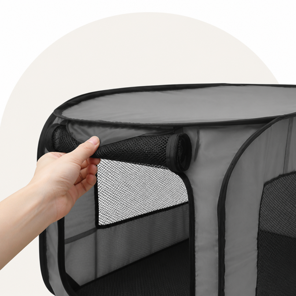 DogBedHouse Pop-Up Foldable Travel Crate