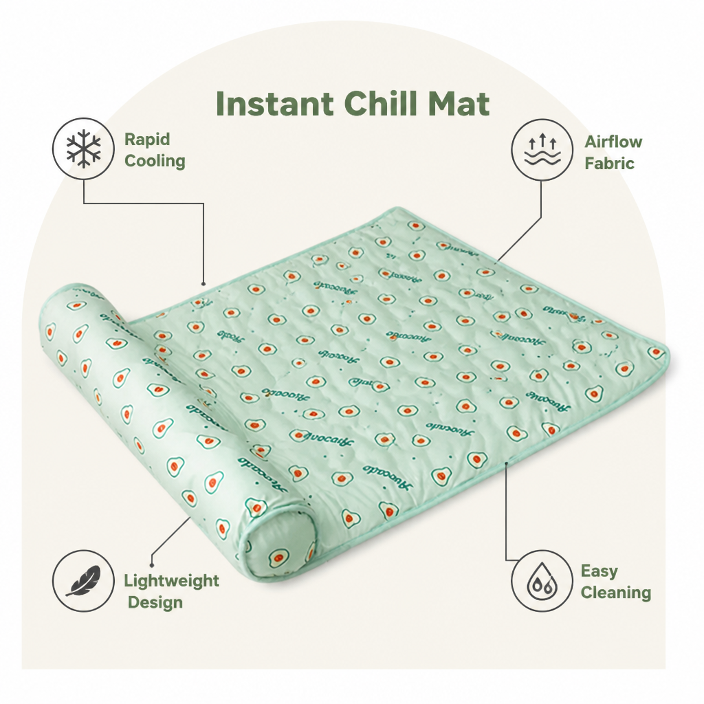 DogBedHouse Portable Breathable & Washable Cooling Mat