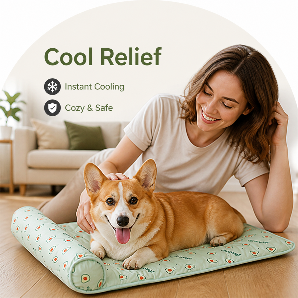 DogBedHouse Portable Breathable & Washable Cooling Mat