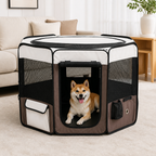 DogBedHouse Portable Foldable Breathable Mesh Pet Playpen