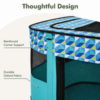 DogBedHouse Portable Foldable Breathable Mesh Pet Playpen