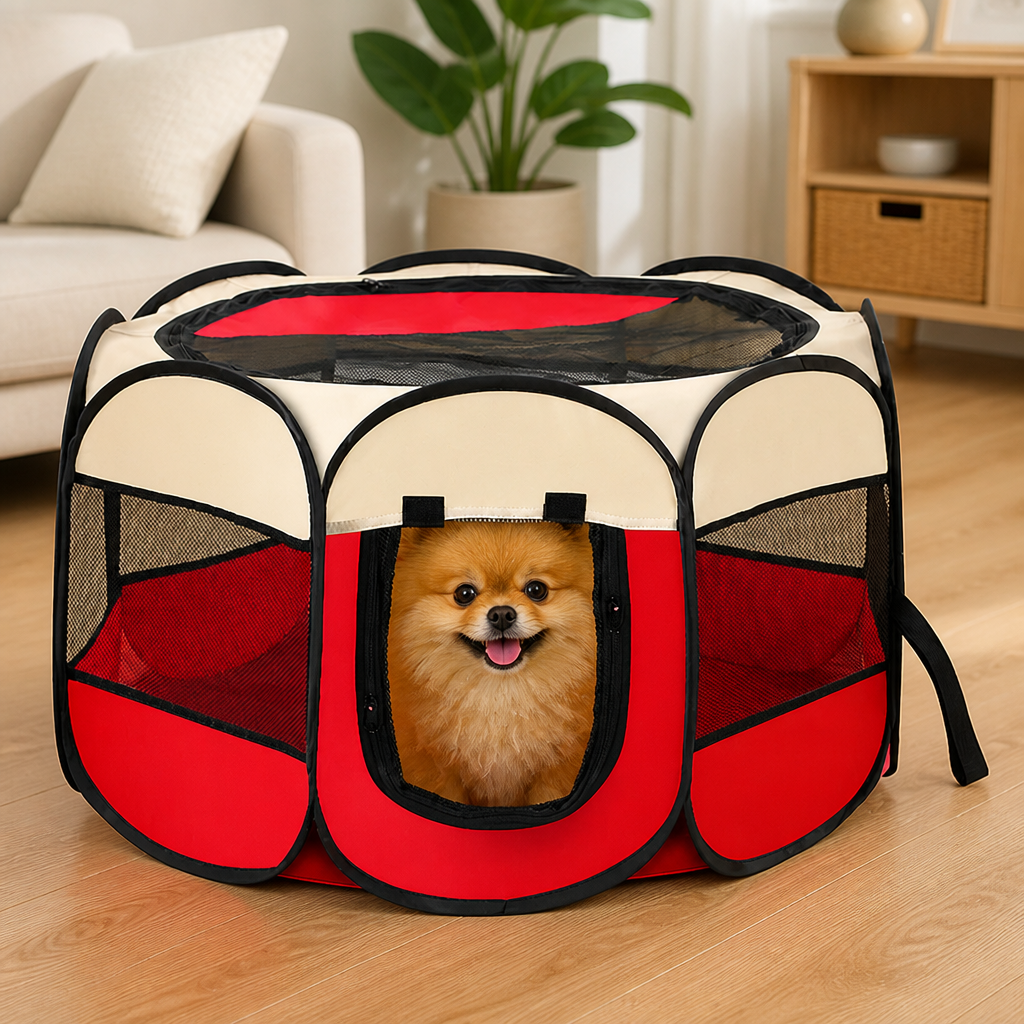 DogBedHouse Portable Foldable Oxford Cloth Pet Playpen