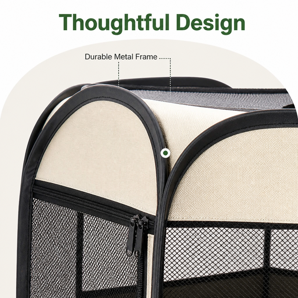 DogBedHouse Portable Foldable Oxford Cloth Pet Playpen