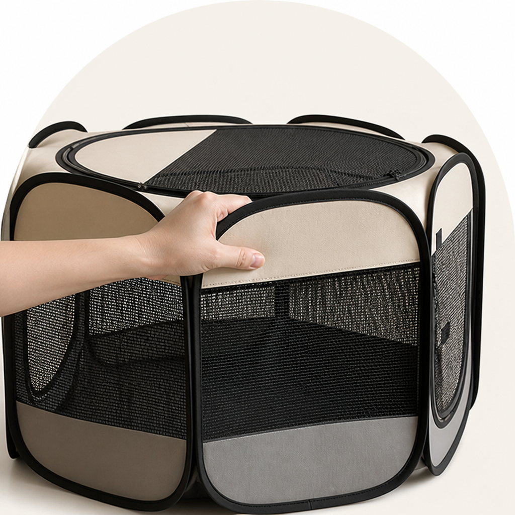 DogBedHouse Portable Foldable Oxford Cloth Pet Playpen