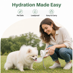 DogBedHouse Portable Food-Grade Pet Water Bottle (Lanyard)