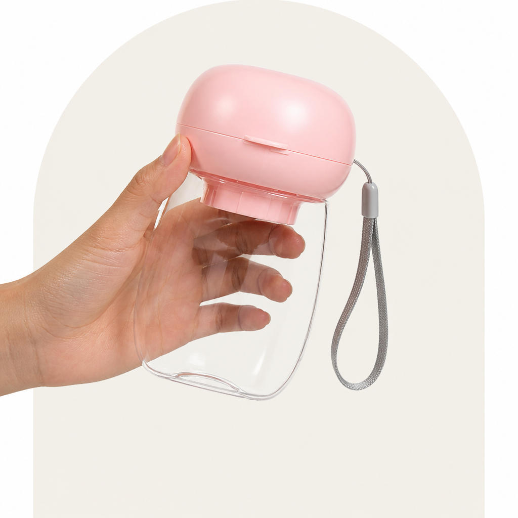 DogBedHouse Portable Food-Grade Pet Water Bottle (Lanyard)