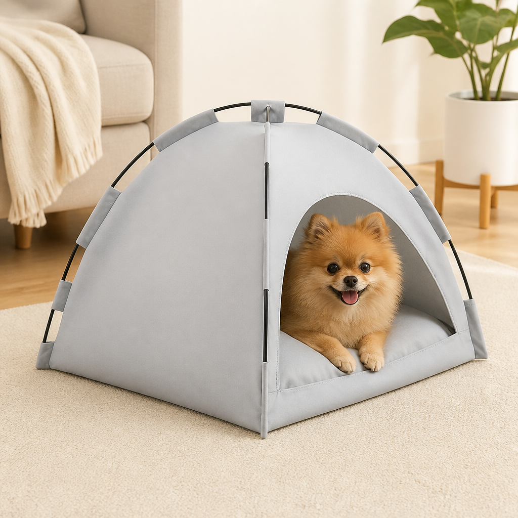 DogBedHouse Portable & Machine-Washable Teepee Bed