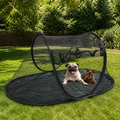 DogBedHouse Portable Pop-Up Breathable Mesh Pet Tent (With Storage Bag)