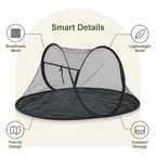 DogBedHouse Portable Pop-Up Breathable Mesh Pet Tent (With Storage Bag)