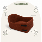 DogBedHouse Portable Suede Washable Booster Seat