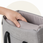 DogBedHouse Portable Waterproof & Washable Car Booster Seat (Removable Pad)