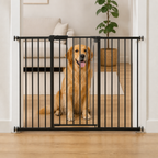 DogBedHouse Pressure-Mount Auto-Close Steel Baby & Pet Gate