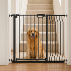 DogBedHouse Pressure-Mount Auto-Close Steel Baby & Pet Gate
