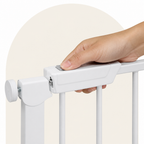 DogBedHouse Pressure-Mount Auto-Close Steel Baby & Pet Gate