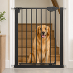 DogBedHouse Pressure-Mounted Auto-Close & Double Lock Pet Gate
