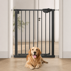 DogBedHouse Pressure-Mounted Auto-Close & Double Lock Pet Gate