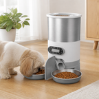 DogBedHouse Programmable Portion Control Automatic Pet Feeder (Removable Stainless Steel Bowl)