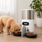 DogBedHouse Programmable Portion Control & Infrared Anti-Overflow Pet Feeder