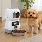 DogBedHouse Programmable Portion Control & Infrared Anti-Overflow Pet Feeder