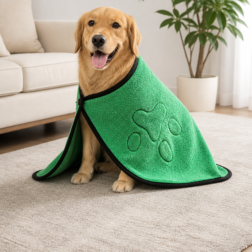 DogBedHouse Quick-Dry & Absorbent Pet Towel (23 x 65 cm)