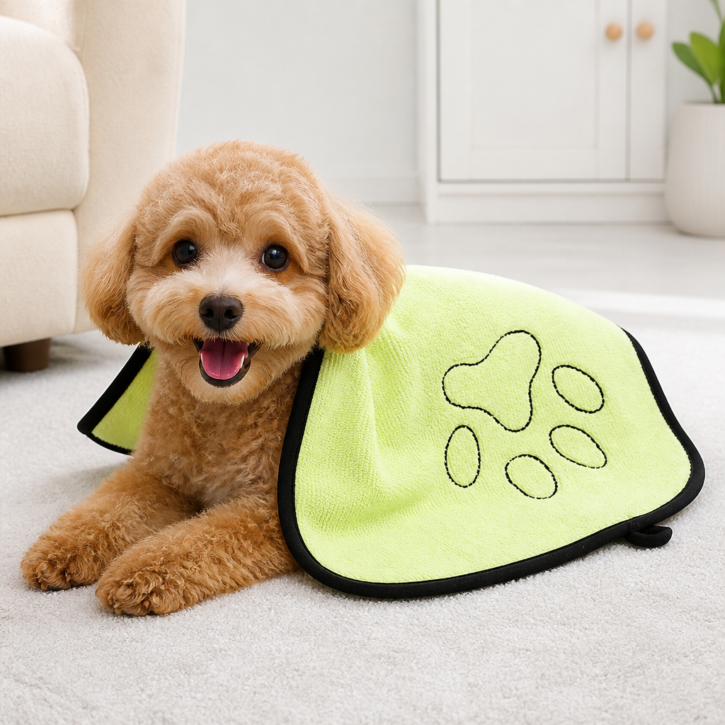 DogBedHouse Quick-Dry & Absorbent Pet Towel (23 x 65 cm)