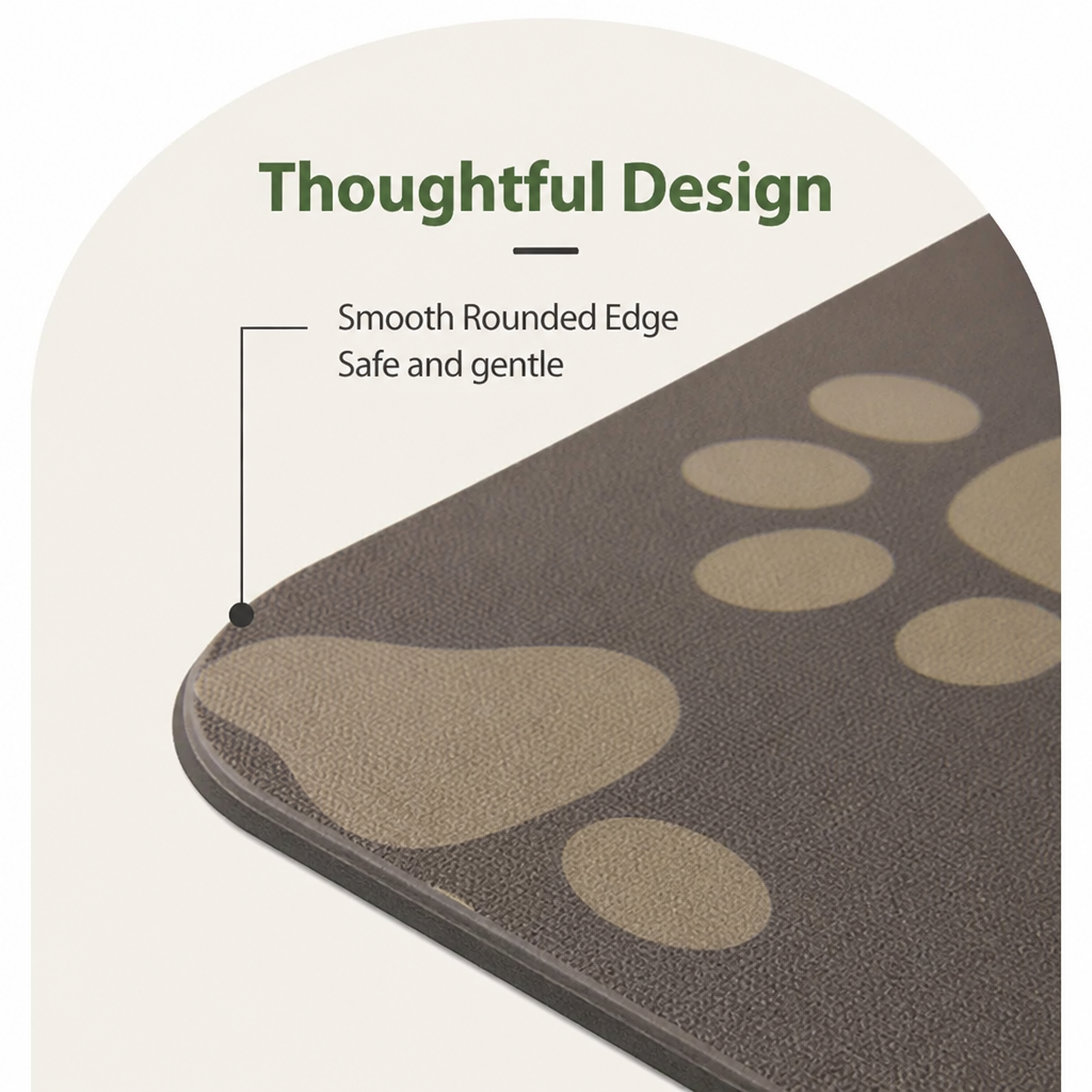 DogBedHouse Quick-Dry Diatomite & Non-Slip Feeding Mat