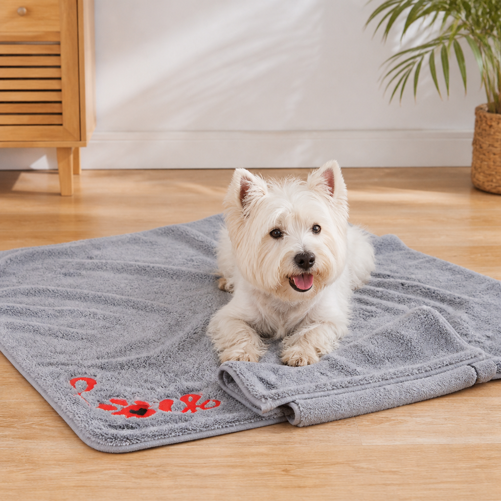 DogBedHouse Quick-Dry & Super Absorbent Pet Towel