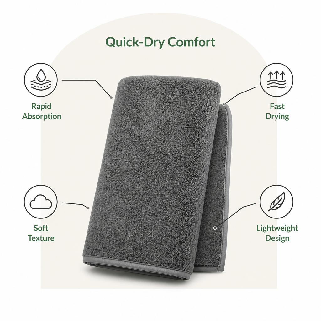 DogBedHouse Quick-Dry & Super Absorbent Pet Towel