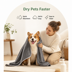 DogBedHouse Quick-Dry & Super Absorbent Pet Towel