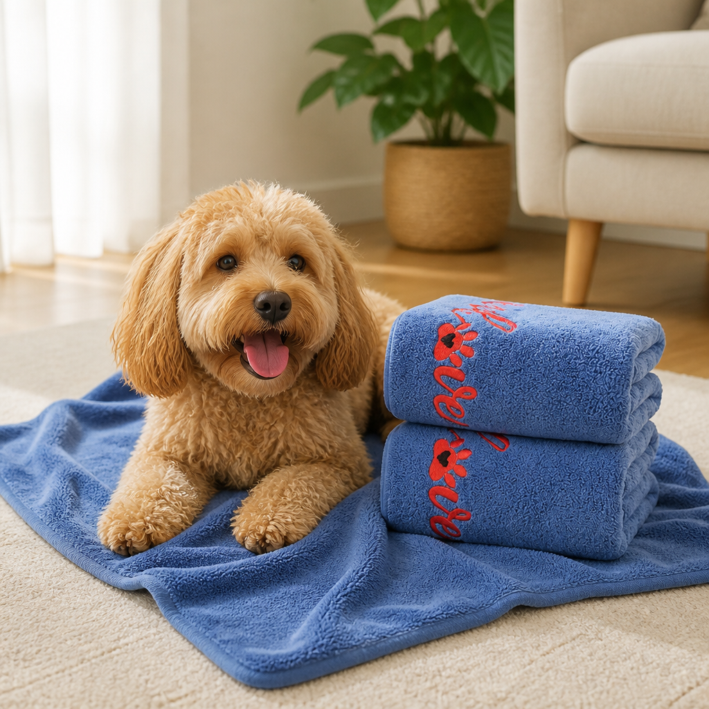 DogBedHouse Quick-Drying & Highly Absorbent Pet Towel