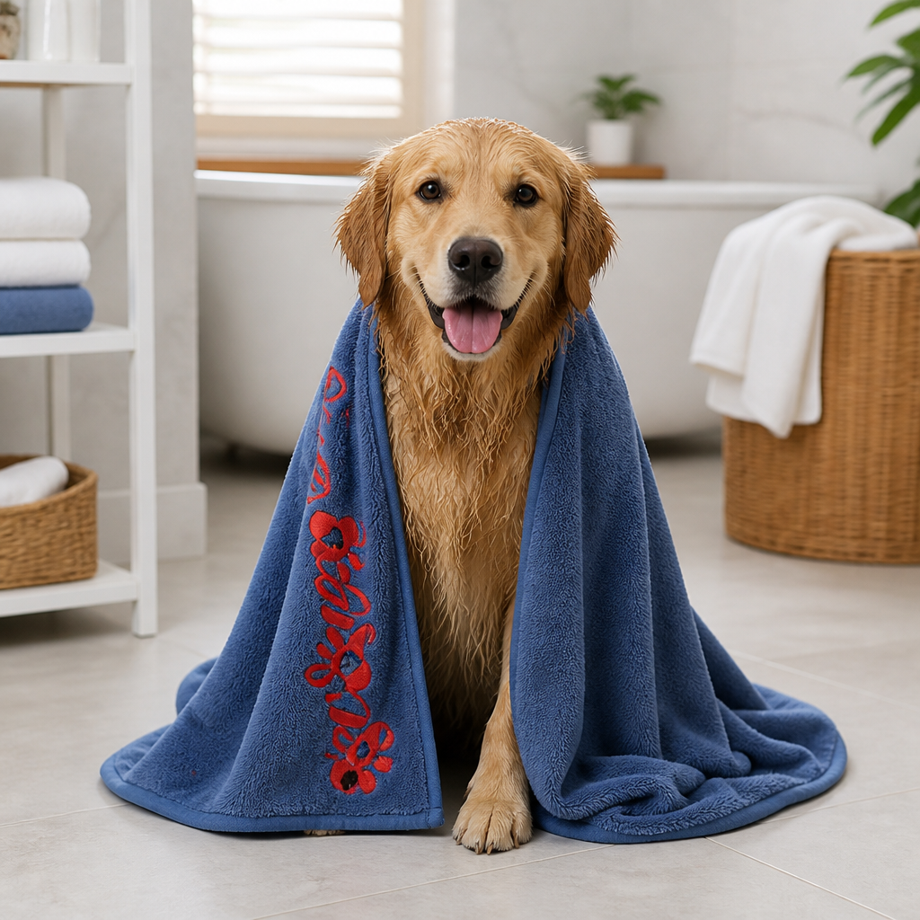 DogBedHouse Quick-Drying & Highly Absorbent Pet Towel
