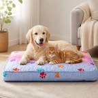DogBedHouse Quilted Brushed Waterproof & Anti-Slip Dog Bed Cover