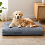 DogBedHouse Quilted Brushed Waterproof & Anti-Slip Dog Bed Cover